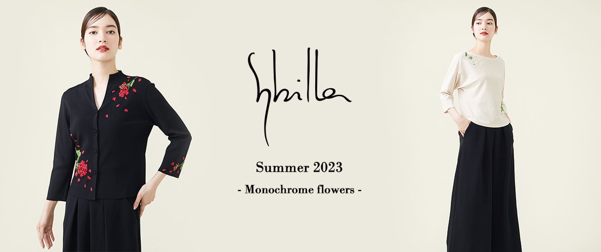 Sybilla Summer 2023 - Monochrome flowers -