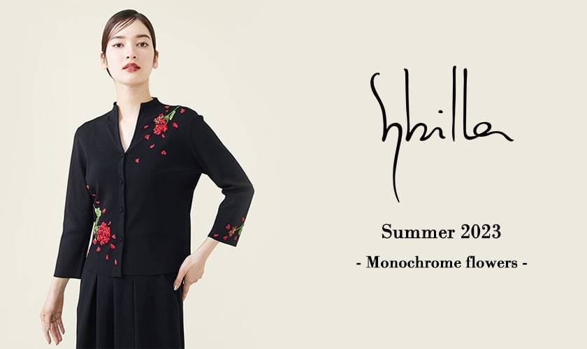 Sybilla Summer 2023 - Monochrome flowers -