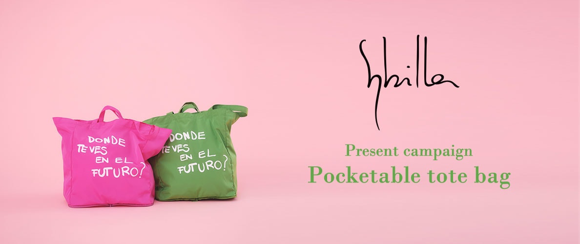 Sybilla【Pocketable tote bag】present campaign