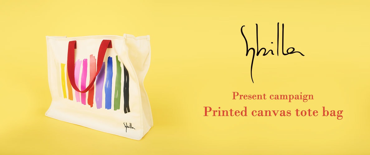 Sybilla【Printed canvas tote bag】present campaign