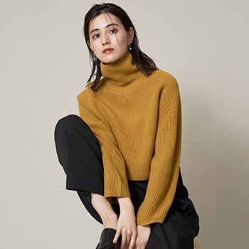 【欲張りニット】シンプルにもモードにも切り替わる欲張りなニット