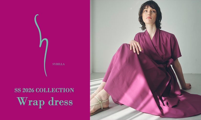 【S SYBILLA】SS26 - Wrap dress - 