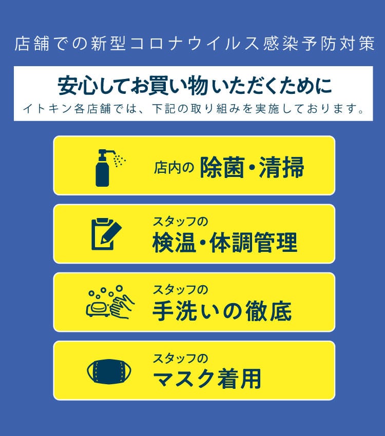 新型コロナウイルス感染防止に対する安心・安全への取り組みについて