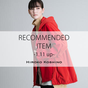 RECOMMENDED ITEM〈1/11 up〉