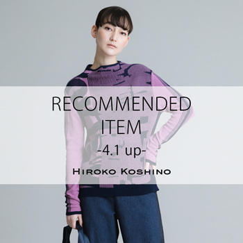 RECOMMENDED ITEM〈4/1 up〉