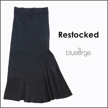 Restocked／アシメトリーニットタイトスカート