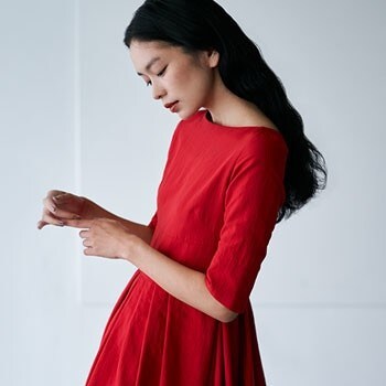 【S SYBILLA】AW 2022 -Botanical form dress-