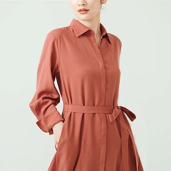 【S SYBILLA】AW 2022 -Color shirtdress-