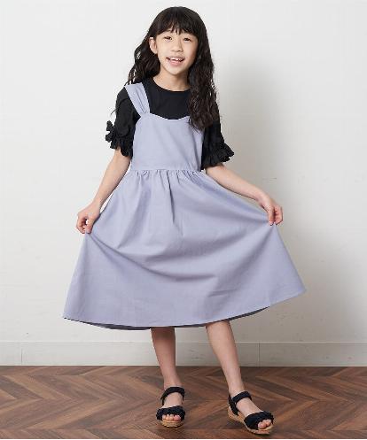 A V V Kids アー ヴェ ヴェ 100 130 バックリボンフィットアンドフレアワンピース Web限定サイズ イトキンオンラインストア