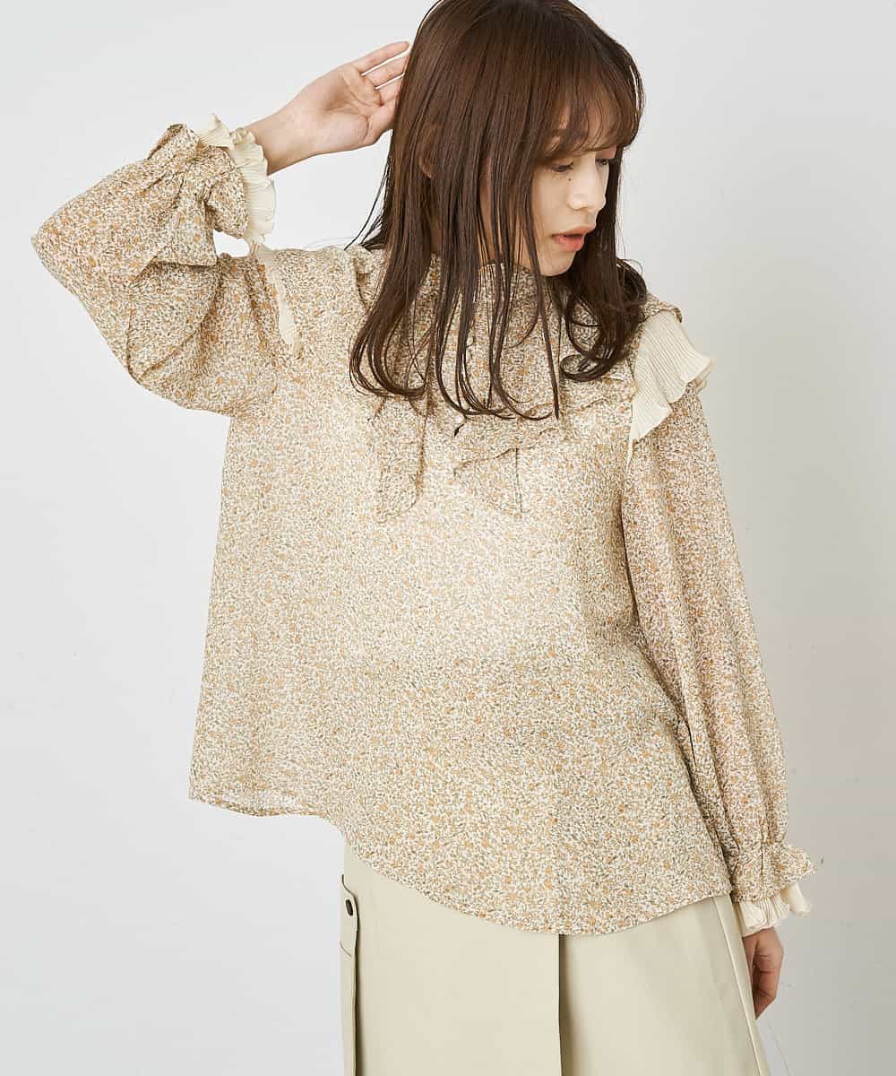 小花柄フリルブラウス ブラウス シャツ A De A V V アード アー ヴェ ヴェ イトキンオンラインストア