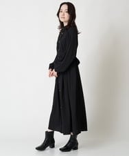 A1EJS60109 A de a.v.v ボックスタックフレアワンピース ベージュ