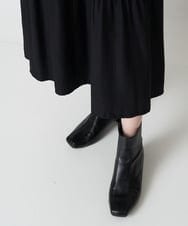 A1EJS63109 A de a.v.v ジャガードボレロ付きティアードワンピ ブラック