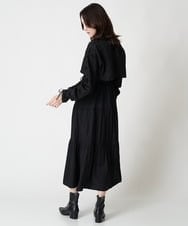 A1EJS63109 A de a.v.v ジャガードボレロ付きティアードワンピ ブラック