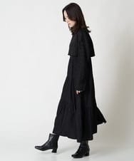 A1EJS63109 A de a.v.v ジャガードボレロ付きティアードワンピ ブラック