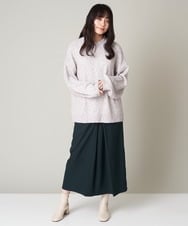 A1HAS12063 A de a.v.v ［SET UP対応］センターボックスタックナロースカート グリーン