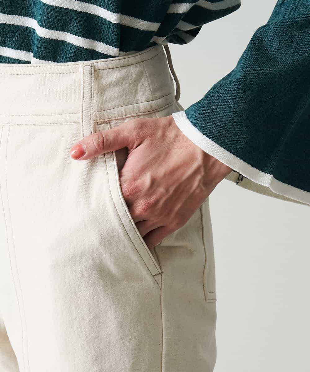 SET UP対応）デニムライクカラーフレアパンツ(その他のパンツ) | A de a.v.v(アード アー・ヴェ・ヴェ)｜イトキンオンラインストア