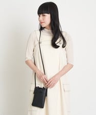 A75HS05022 A de a.v.v ポケット付きミニショルダーバッグ ホワイト