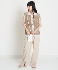 A75HS05022 A de a.v.v ポケット付きミニショルダーバッグ ホワイト
