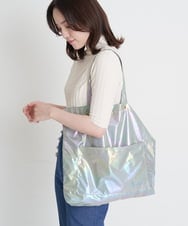 A75JM04022 A de a.v.v オーロラトートバッグ ライトブルー