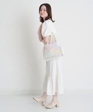 A75JM04022 A de a.v.v オーロラトートバッグ ホワイト