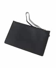 BJCAA02180 MK MICHEL KLEIN BAG(MK ミッシェルクラン バッグ) [ポーチ付き]メタルバーアクセントデザインバッグ ブラウン