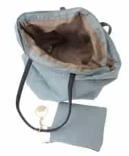 BJCAA11110 MK MICHEL KLEIN BAG(MK ミッシェルクラン バッグ) [ポーチ・チャーム付き/A4収納可]キルティングスクエアトートバッグ グレー