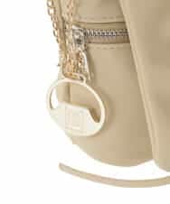 BJCAA13130 MK MICHEL KLEIN BAG(MK ミッシェルクラン バッグ) [チャーム付き]ギャザーリボンショルダーバッグ グリーン
