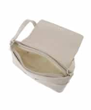 BJCAA13130 MK MICHEL KLEIN BAG(MK ミッシェルクラン バッグ) [チャーム付き]ギャザーリボンショルダーバッグ イエロー