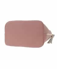 BJCAA14150 MK MICHEL KLEIN BAG(MK ミッシェルクラン バッグ) [軽量/2WAY/チャーム付き]ステッチアクセントワンハンドルバッグ パープル