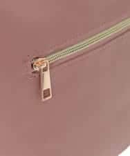 BJCAA14150 MK MICHEL KLEIN BAG(MK ミッシェルクラン バッグ) [軽量/2WAY/チャーム付き]ステッチアクセントワンハンドルバッグ パープル