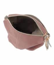 BJCAA14150 MK MICHEL KLEIN BAG(MK ミッシェルクラン バッグ) [軽量/2WAY/チャーム付き]ステッチアクセントワンハンドルバッグ パープル