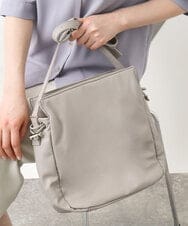 BJCAA15150 MK MICHEL KLEIN BAG(MK ミッシェルクラン バッグ) ドロストアレンジショルダーバッグ グレー