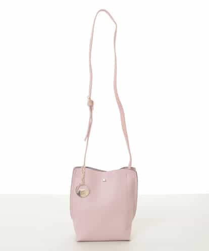 BJCAA17110 MK MICHEL KLEIN BAG [軽量/チャーム付き]ウェーブカットステッチショルダーバッグ