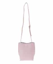 BJCAA17110 MK MICHEL KLEIN BAG(MK ミッシェルクラン バッグ) [軽量/チャーム付き]ウェーブカットステッチショルダーバッグ ピンク