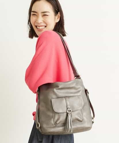 BJCEQ14130 MK MICHEL KLEIN BAG 【販売停止】【2WAY】フェイクレザートートバッグ