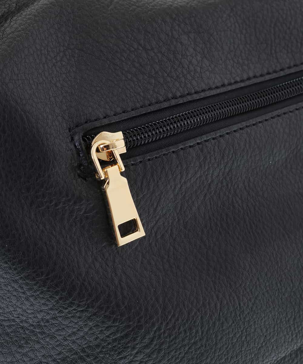 BJCEQ14130 MK MICHEL KLEIN BAG(MK ミッシェルクラン バッグ) 【販売停止】【2WAY】フェイクレザートートバッグ ブラック