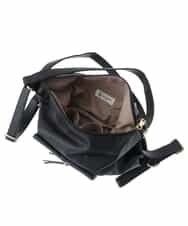 BJCEQ14130 MK MICHEL KLEIN BAG(MK ミッシェルクラン バッグ) 【販売停止】【2WAY】フェイクレザートートバッグ ブラック