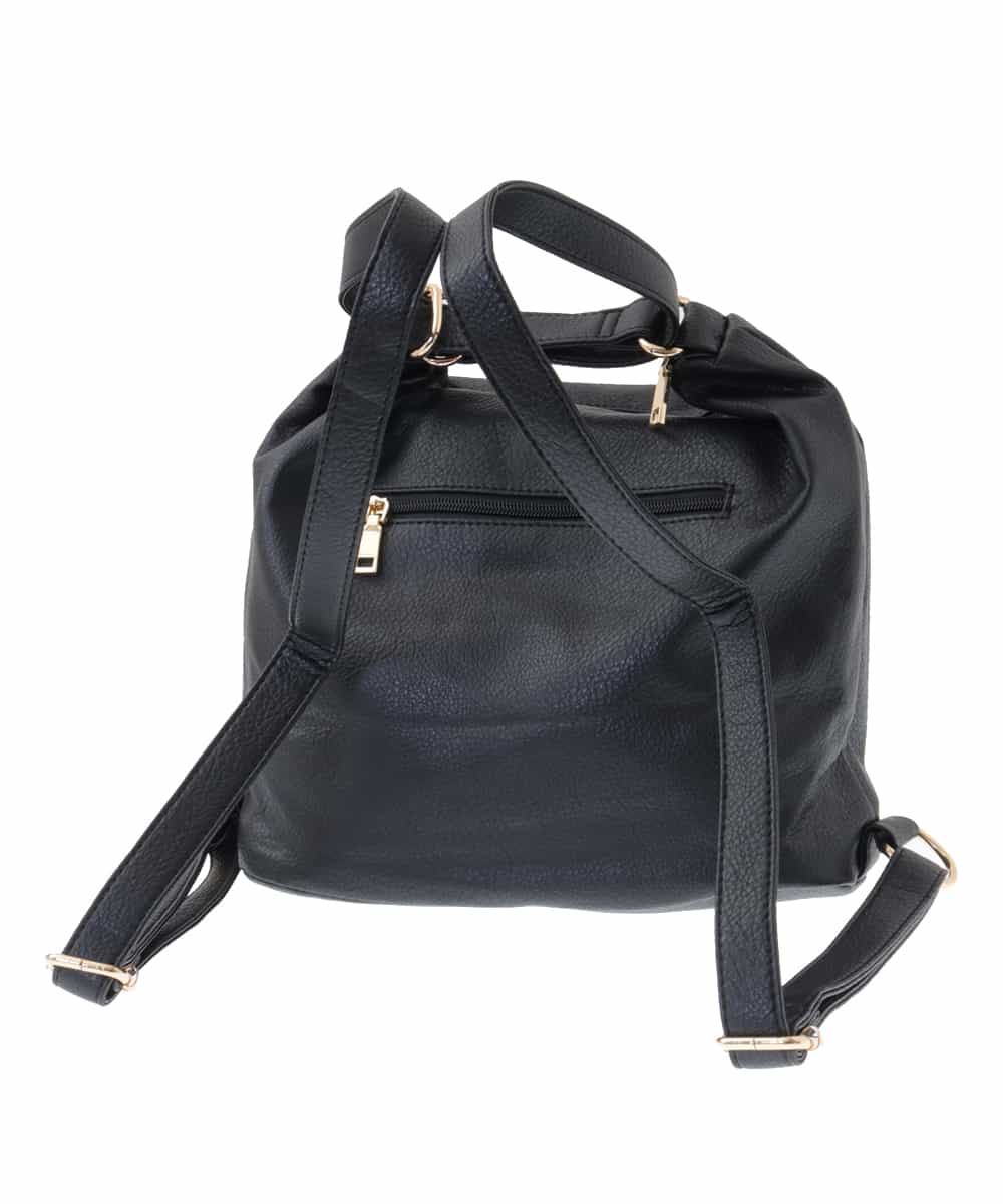 BJCEQ14130 MK MICHEL KLEIN BAG(MK ミッシェルクラン バッグ) 【販売停止】【2WAY】フェイクレザートートバッグ ブラック