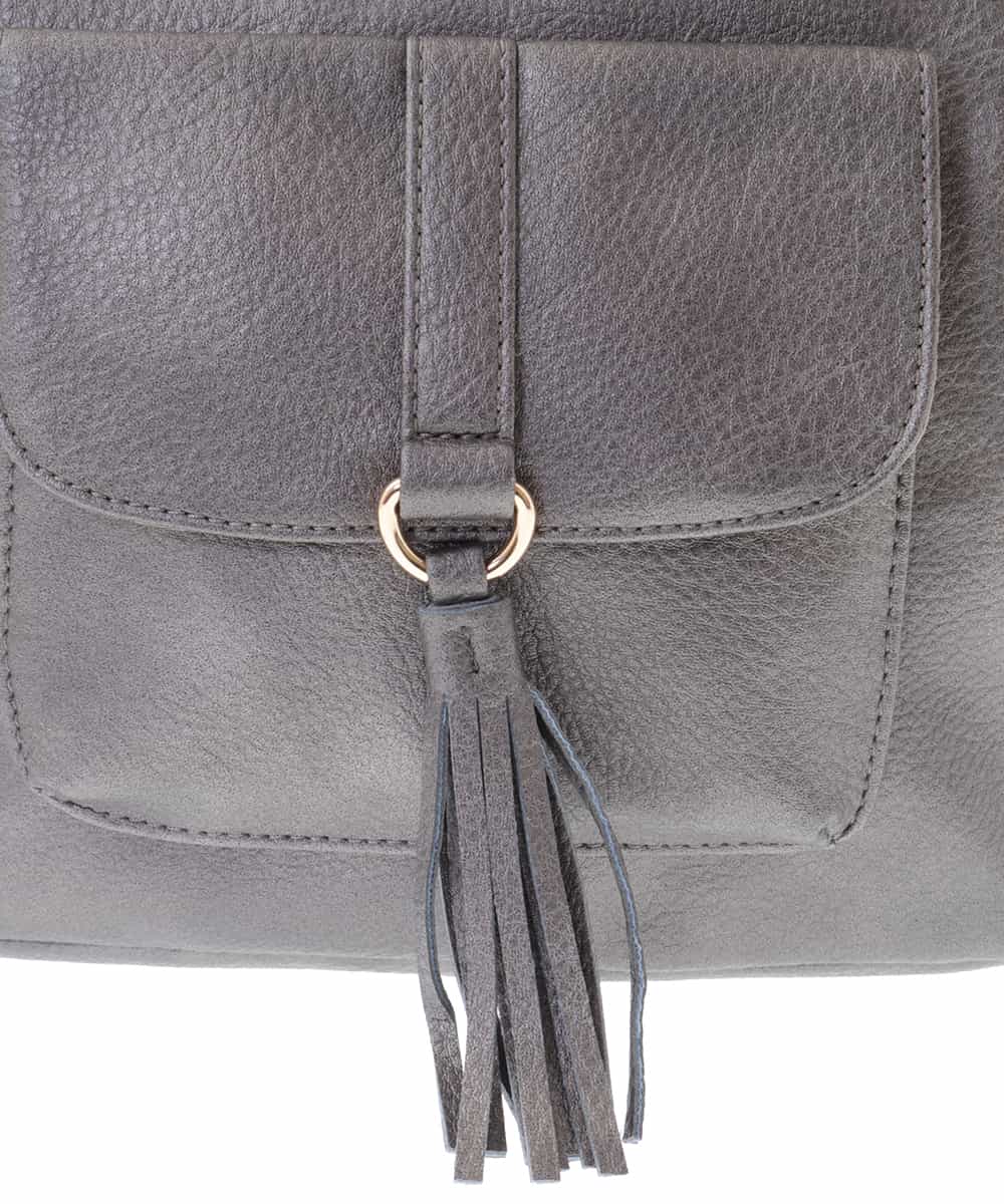 BJCEQ14130 MK MICHEL KLEIN BAG(MK ミッシェルクラン バッグ) 【販売停止】【2WAY】フェイクレザートートバッグ ブラック