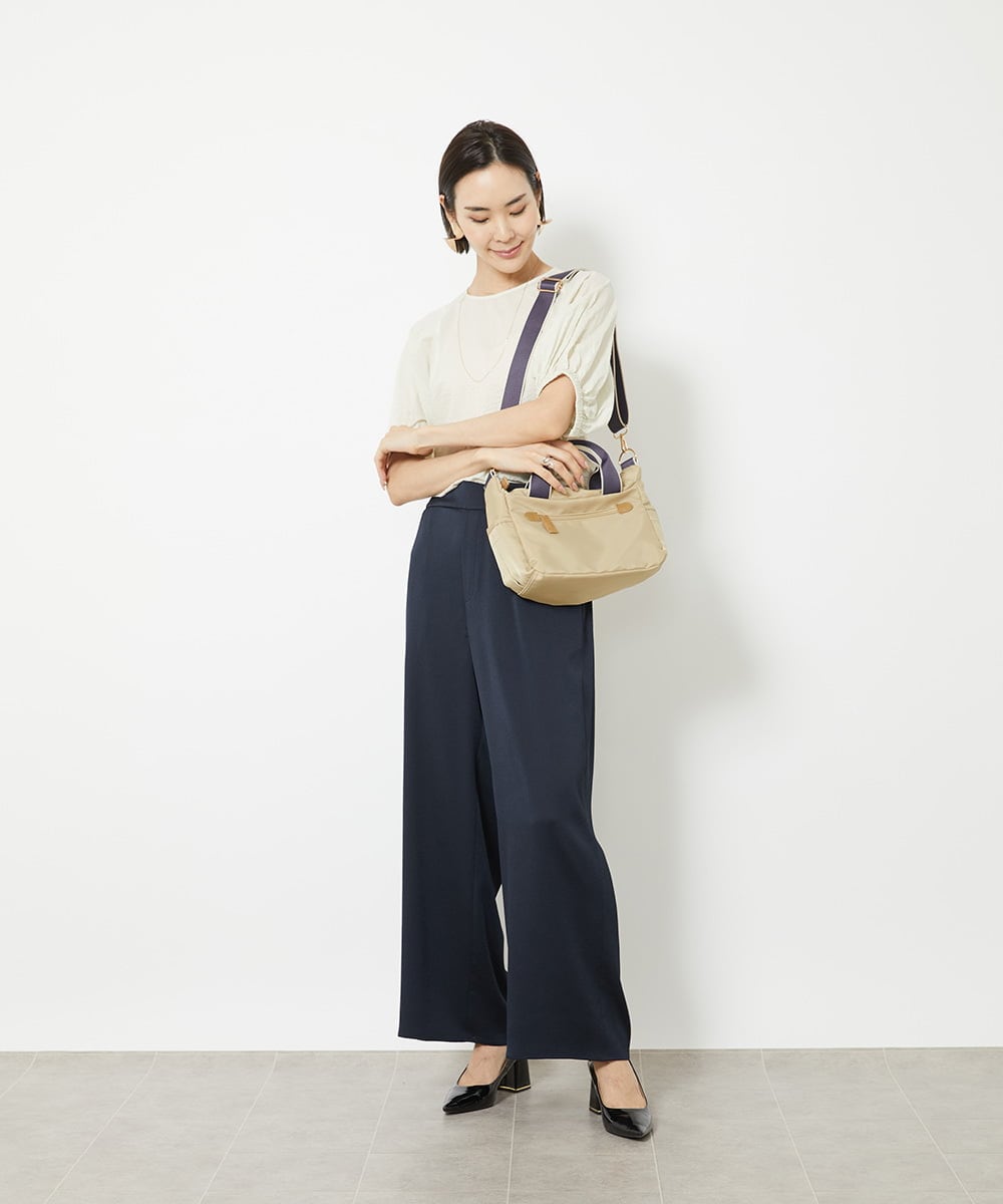 BJCGV60120 MK MICHEL KLEIN BAG(MK ミッシェルクラン バッグ) [2WAY/軽量]コンパクトフォルムトートバッグ カーキ