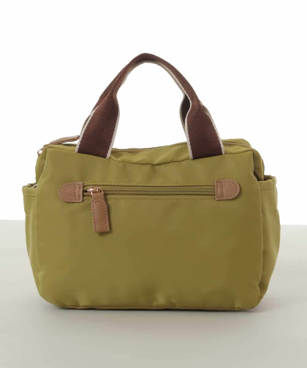 BJCGV60120 MK MICHEL KLEIN BAG(MK ミッシェルクラン バッグ) [2WAY/軽量]コンパクトフォルムトートバッグ カーキ