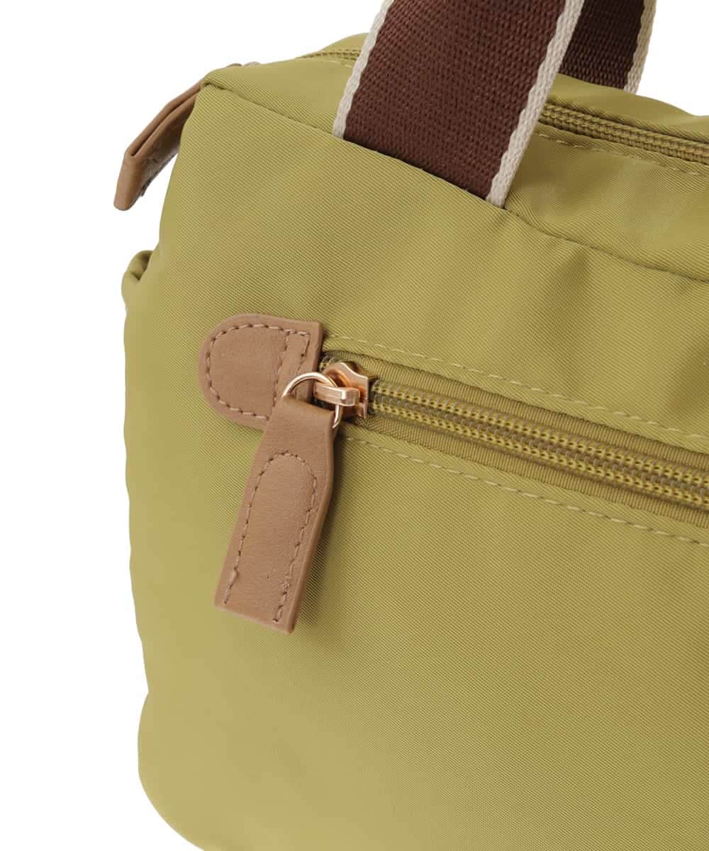 BJCGV60120 MK MICHEL KLEIN BAG(MK ミッシェルクラン バッグ) [2WAY/軽量]コンパクトフォルムトートバッグ カーキ