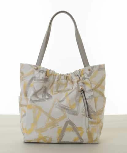 BJCJA61130 MK MICHEL KLEIN BAG 幾何柄ジャカードスクエアトートバッグ
