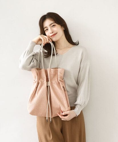 BJCJA62120 MK MICHEL KLEIN BAG 巾着デザイントートバッグ