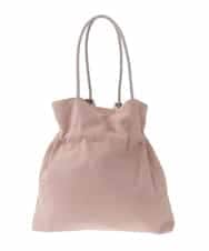BJCJA62120 MK MICHEL KLEIN BAG(MK ミッシェルクラン バッグ) 巾着デザイントートバッグ ピンク