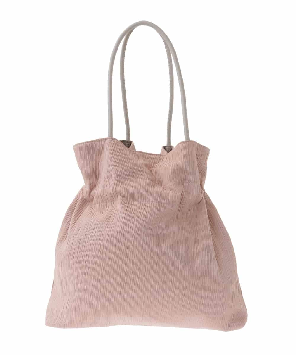 BJCJA62120 MK MICHEL KLEIN BAG(MK ミッシェルクラン バッグ) 巾着デザイントートバッグ ピンク