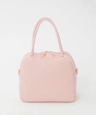 BJCJD68120 MK MICHEL KLEIN BAG(MK ミッシェルクラン バッグ) [WEB限定/2WAY/300g以下の軽量]合成皮革ミニスクエアバッグ ピンク