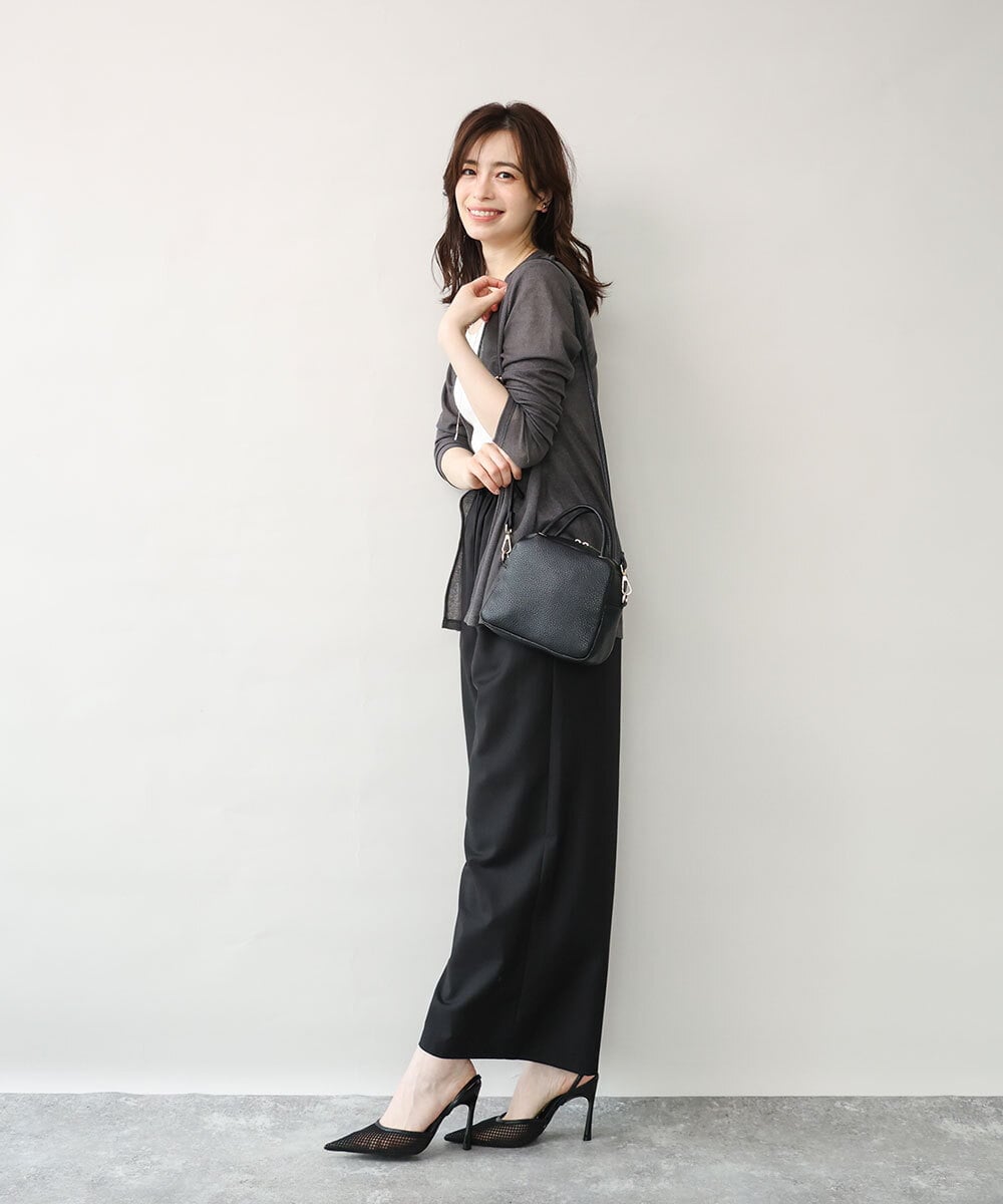 BJCJD68120 MK MICHEL KLEIN BAG(MK ミッシェルクラン バッグ) [WEB限定/2WAY/300g以下の軽量]合成皮革ミニスクエアバッグ ベージュ