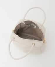 BJCJD68120 MK MICHEL KLEIN BAG(MK ミッシェルクラン バッグ) [WEB限定/2WAY/300g以下の軽量]合成皮革ミニスクエアバッグ ベージュ