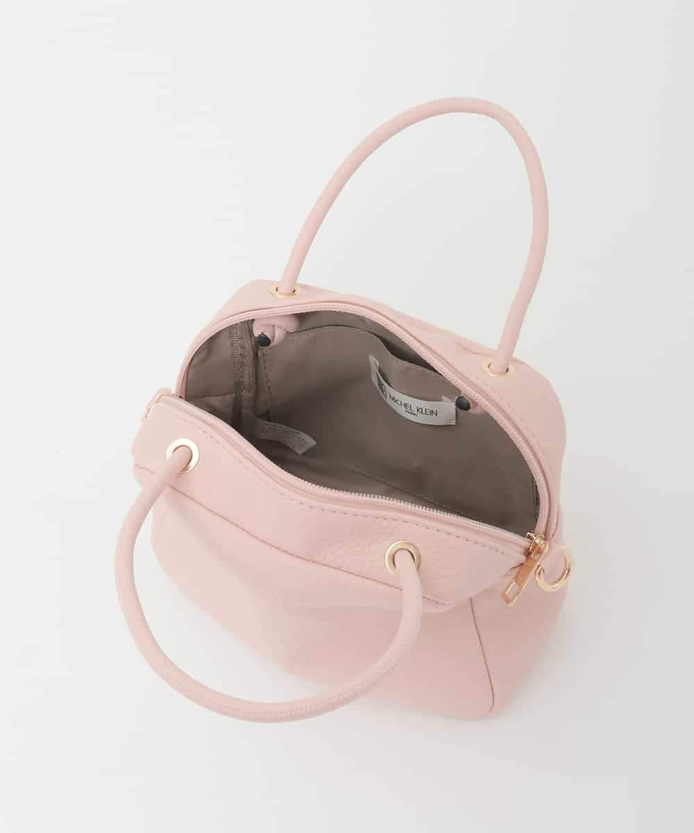 BJCJD68120 MK MICHEL KLEIN BAG(MK ミッシェルクラン バッグ) [WEB限定/2WAY/300g以下の軽量]合成皮革ミニスクエアバッグ ベージュ